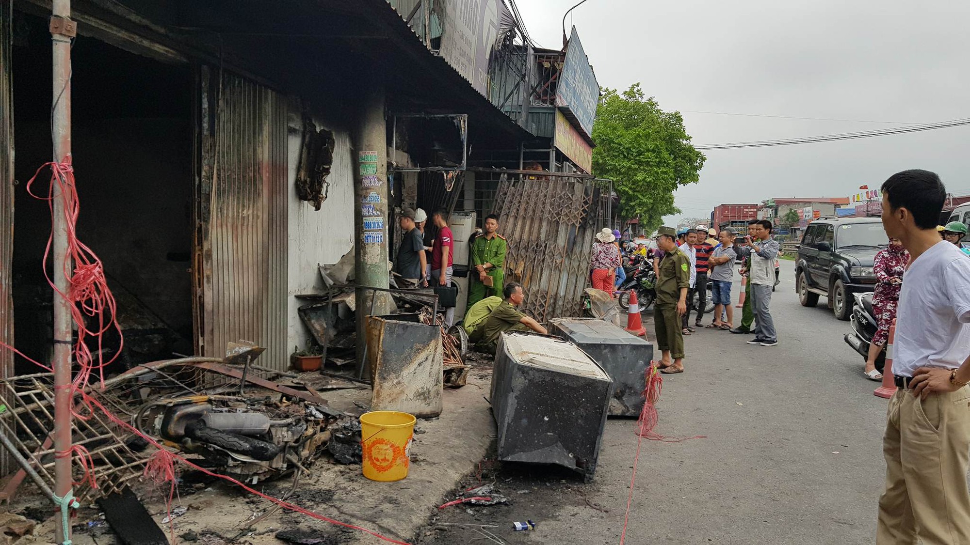 Hiện trường vụ cháy kinh hoàng khiến 3 mẹ con tử vong thương tâm